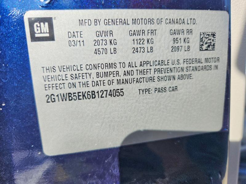 2011 Chevrolet Impala lt