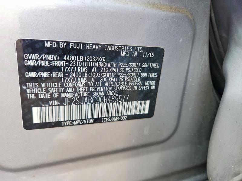 2016 Subaru Forester 2.5i