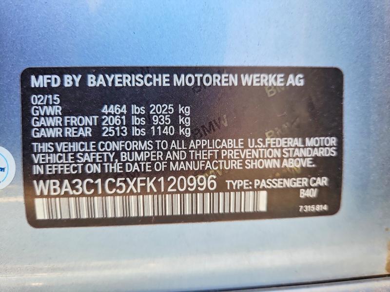 2015 BMW 328 i Sulev