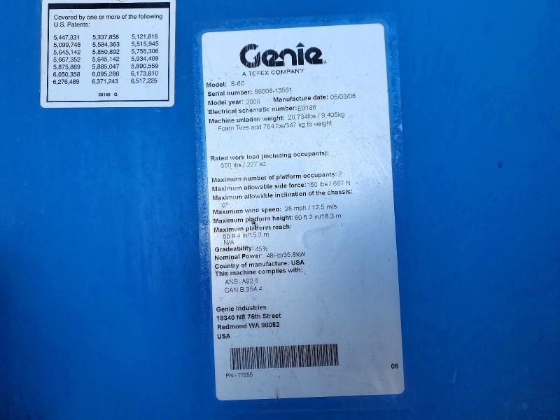 2006 Gmuk S60-boom Lift