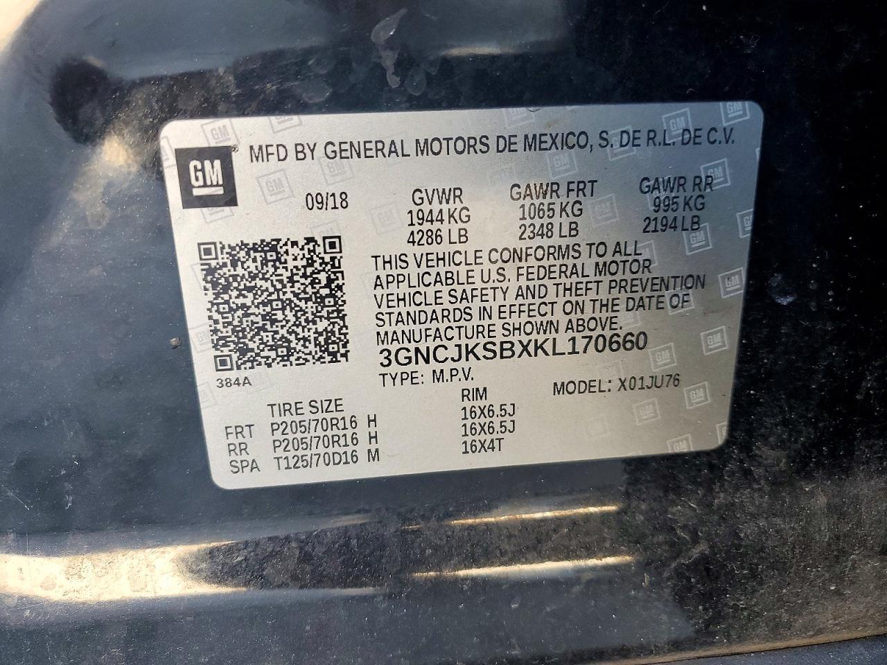 2019 Chevrolet Trax ls