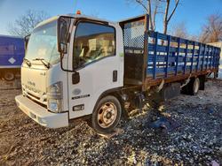 Salvage cars for sale from Copart Franklin, WI: 2017 Isuzu NRR Flatbed Truck