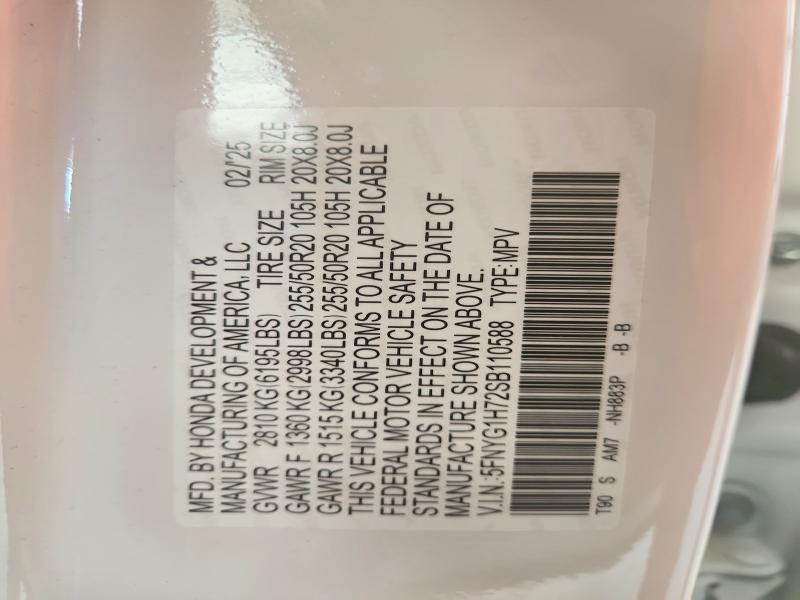 2025 Honda Pilot Touring