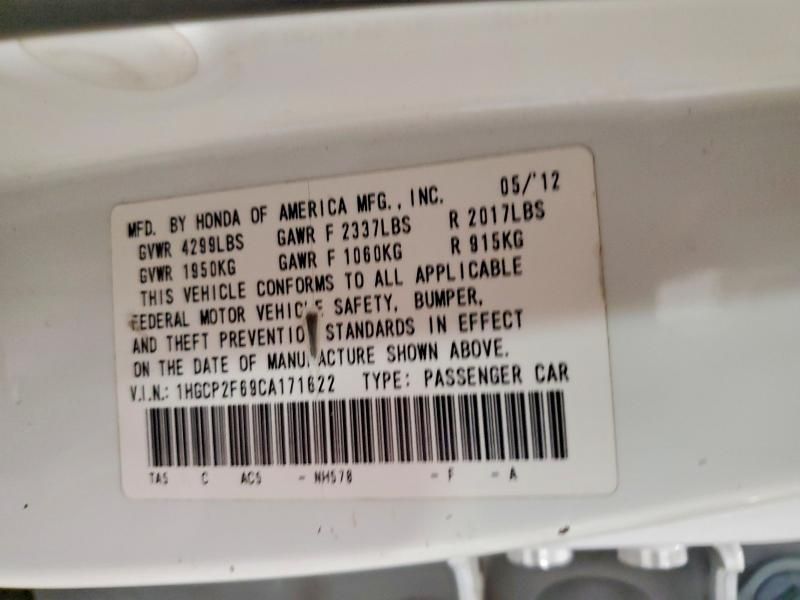 2012 Honda Accord se