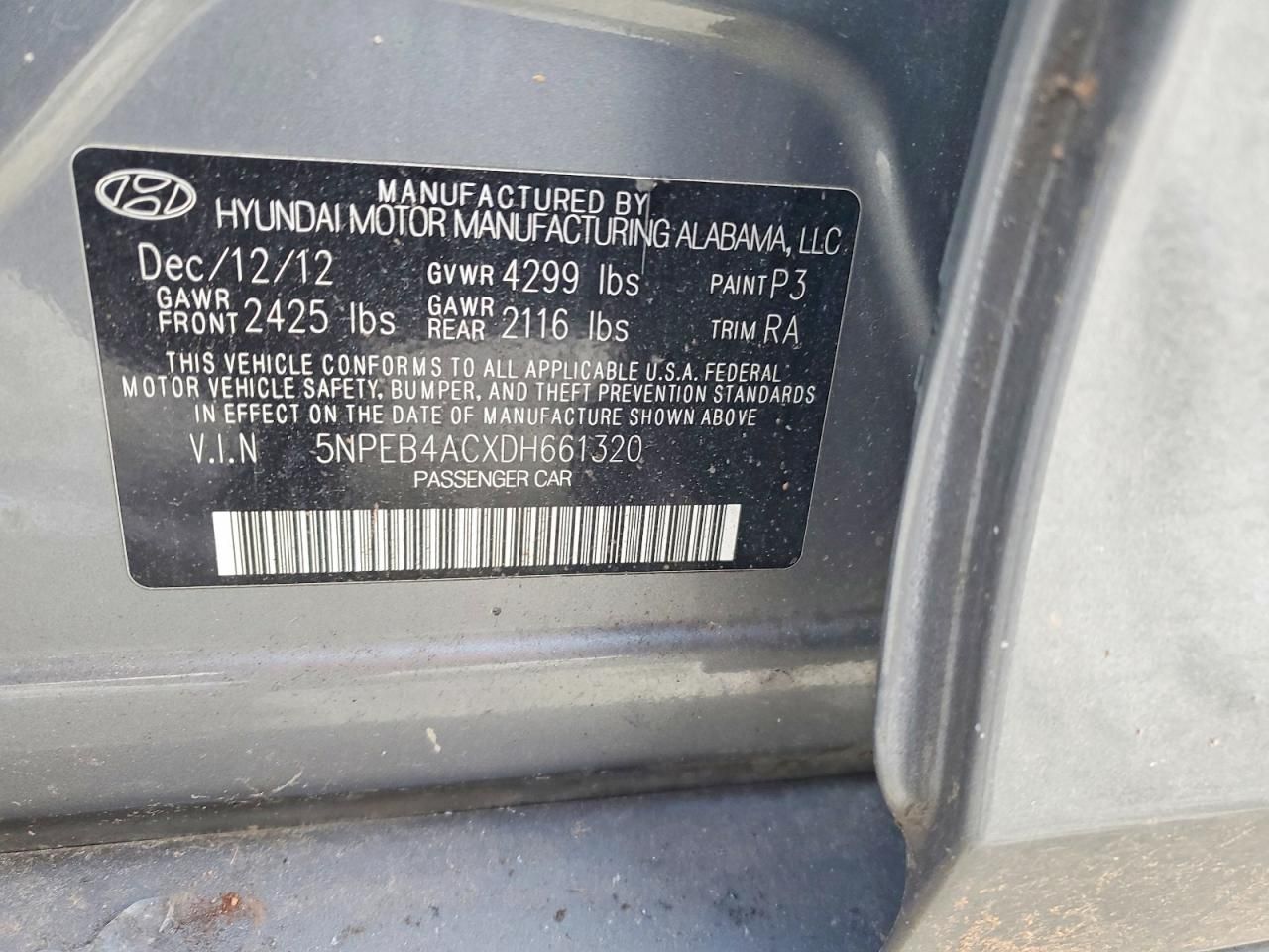 2013 Hyundai Sonata gls