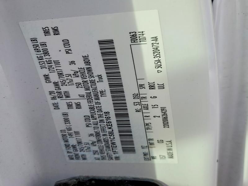 2020 Ford F150 Supercrew