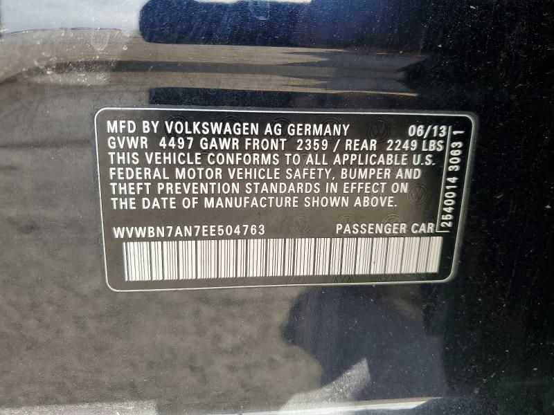 2014 Volkswagen Cc Sport