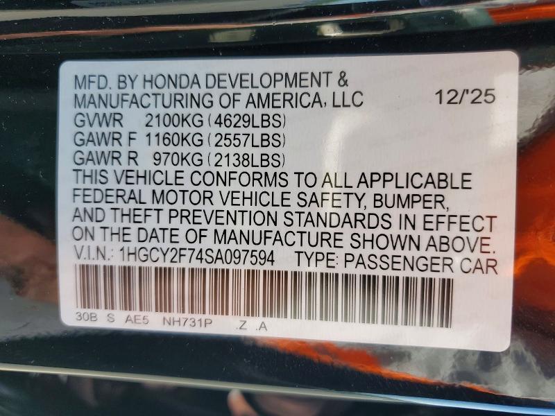 2025 Honda Accord Hybrid Sport-l