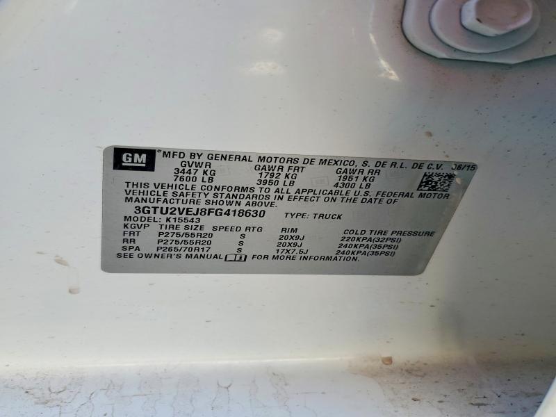 2015 GMC Sierra K1500 SLT