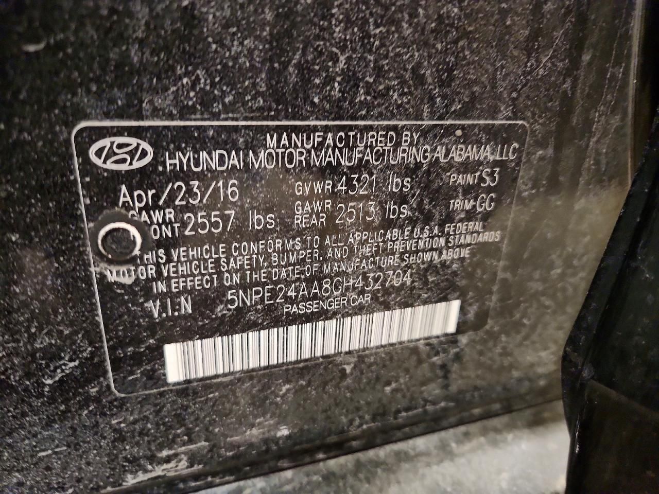 2016 Hyundai Sonata eco