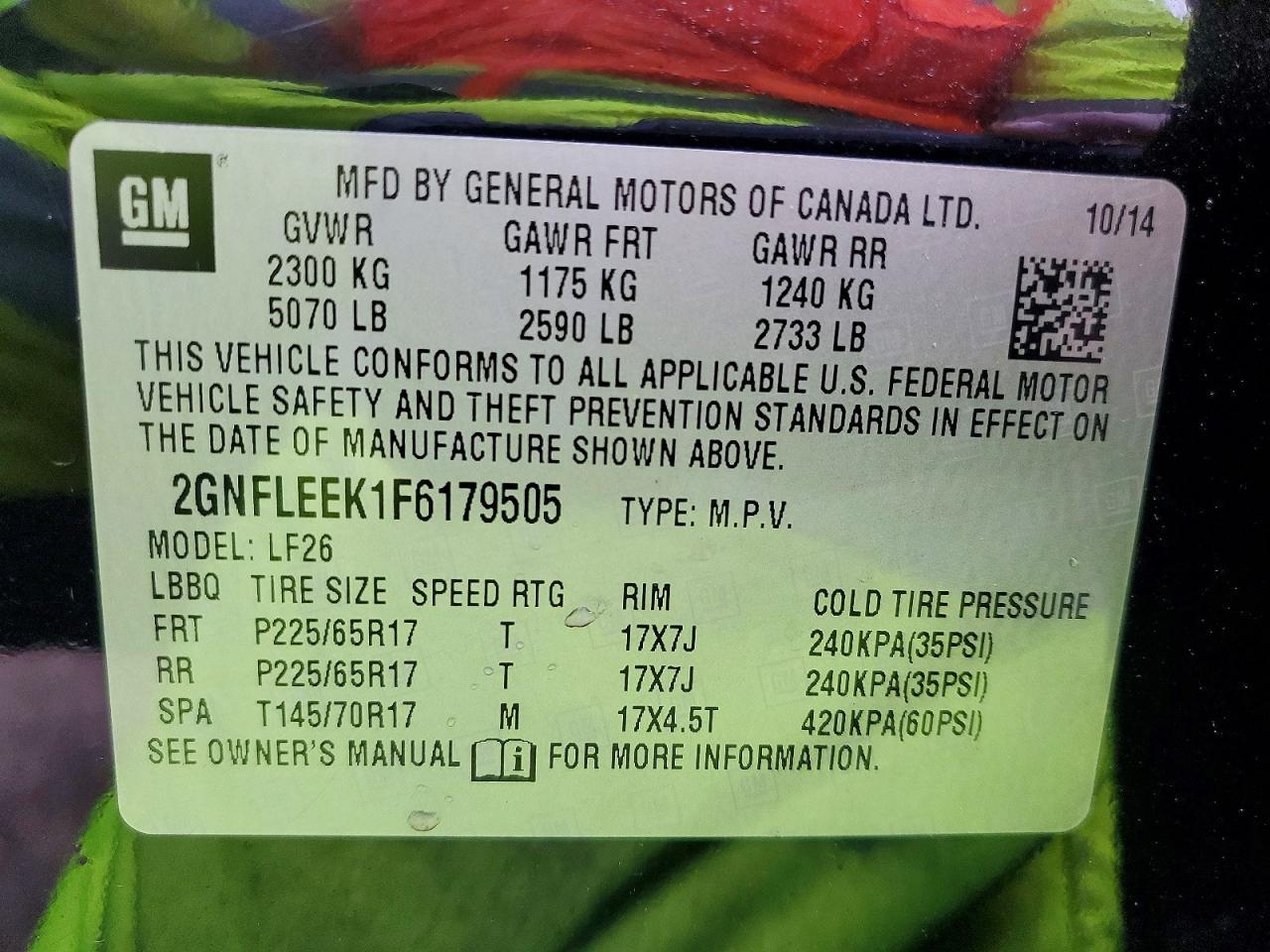 2015 Chevrolet Equinox ls