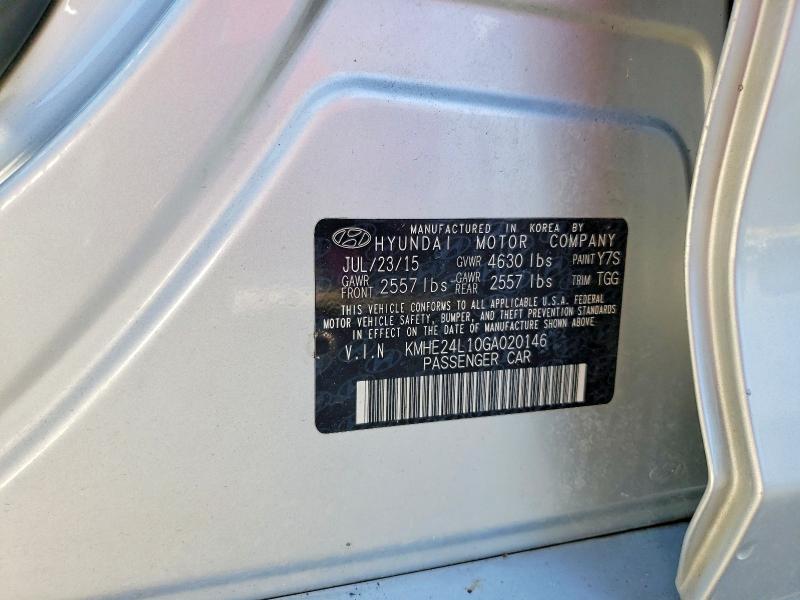 2016 Hyundai Sonata Hybrid se