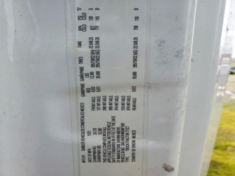 2022 Freigliner 2022 Freightliner Cascadia 126 Semi Truck