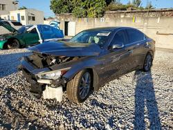 Infiniti Vehiculos salvage en venta: 2019 Infiniti Q50 3.0t Luxe