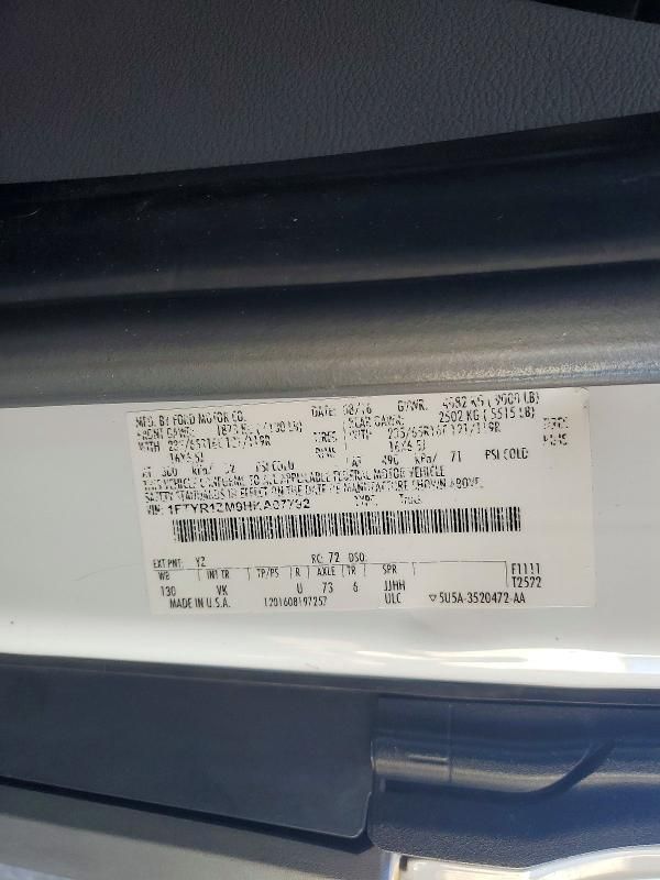 2017 Ford Transit T-250