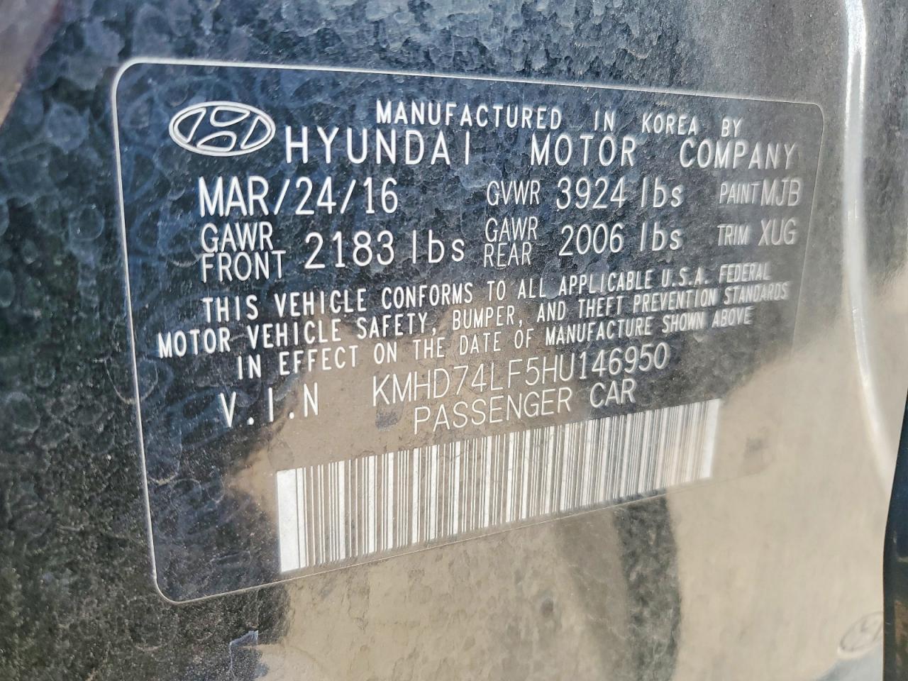 2017 Hyundai Elantra se