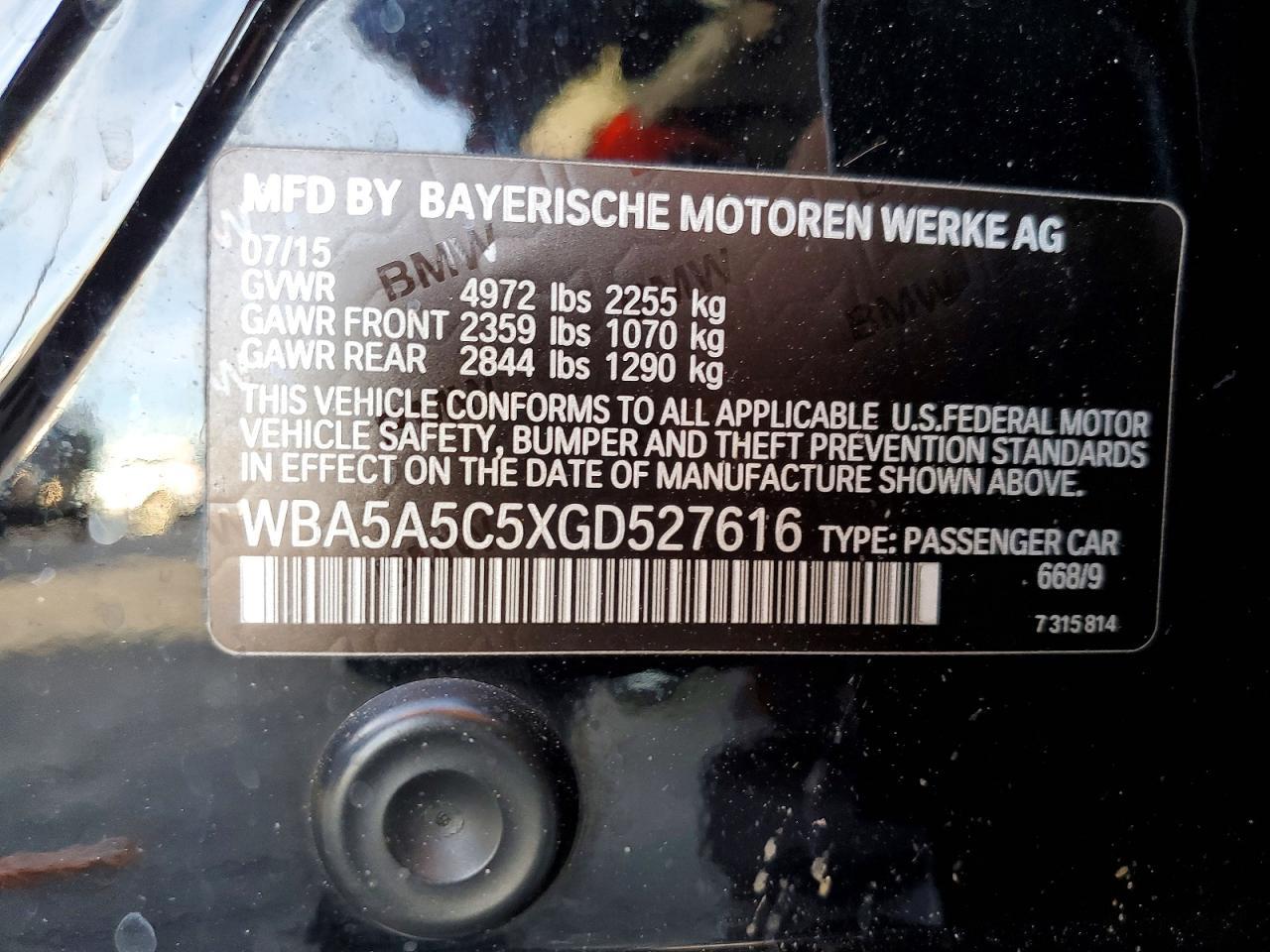 2016 BMW 528 i