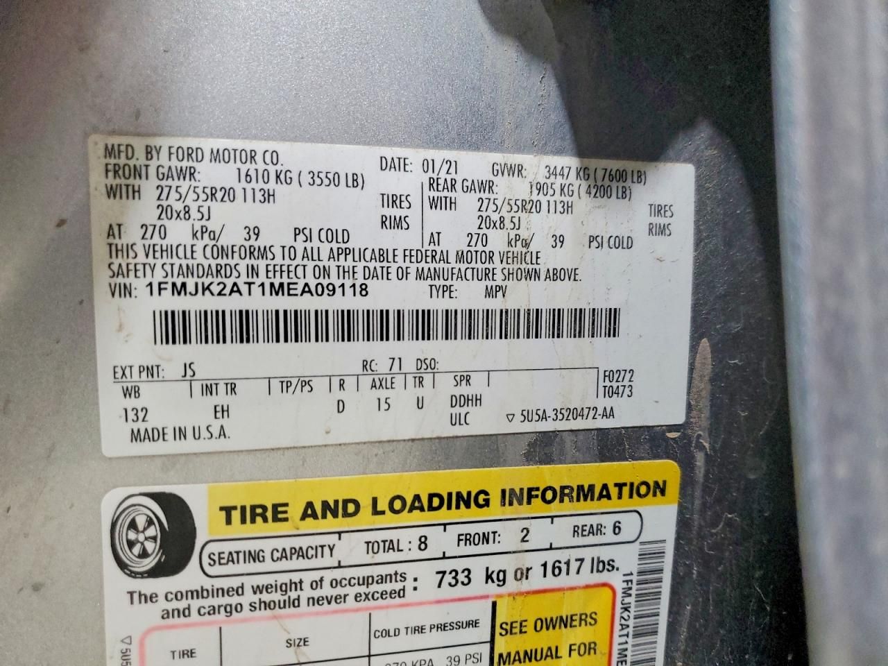 2021 Ford Expedition max Limited