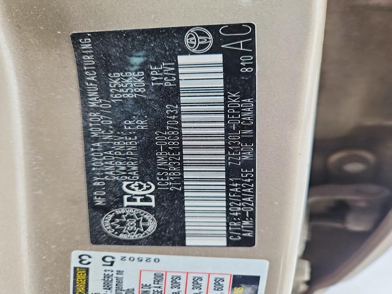 2008 Toyota Corolla ce