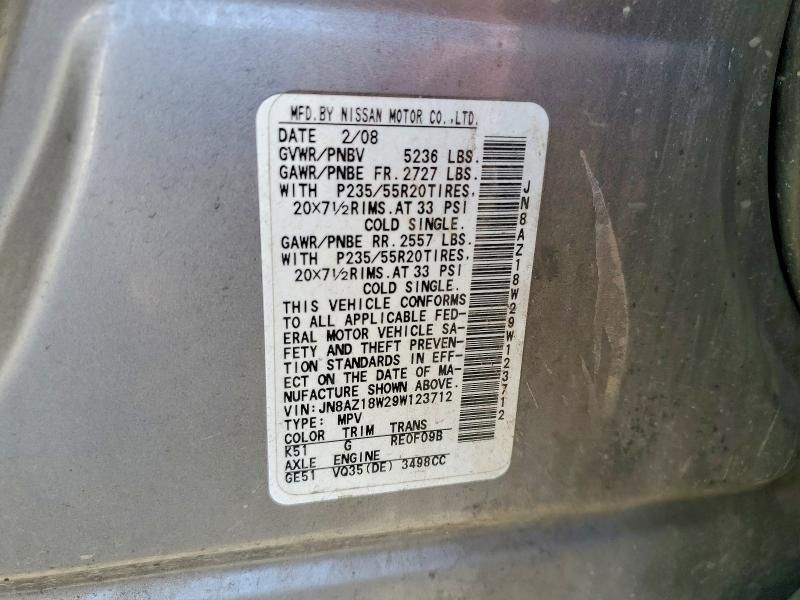 2009 Nissan Murano s