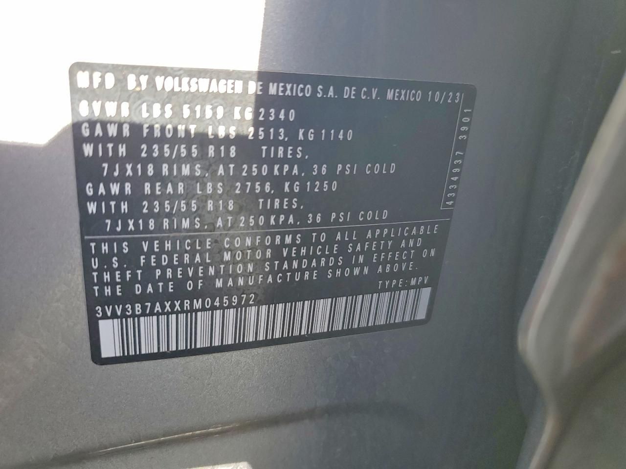 2024 Volkswagen Tiguan se