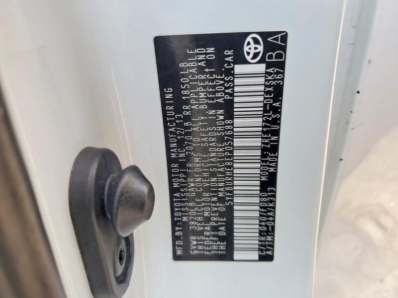 2014 Toyota Corolla l