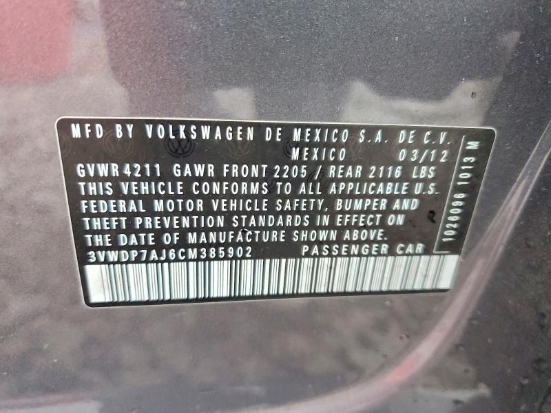 2012 Volkswagen Jetta se