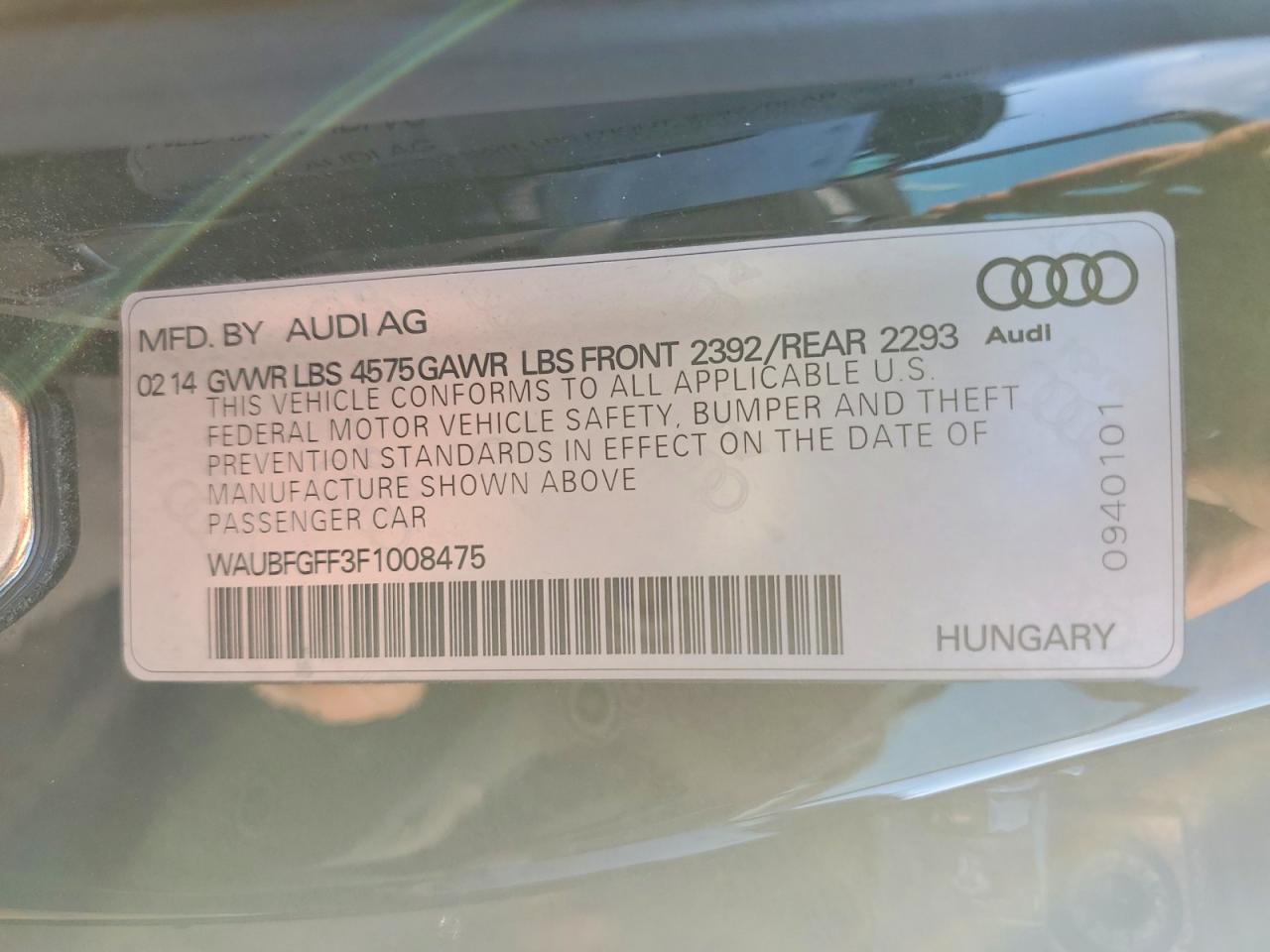 2015 Audi A3 Premium