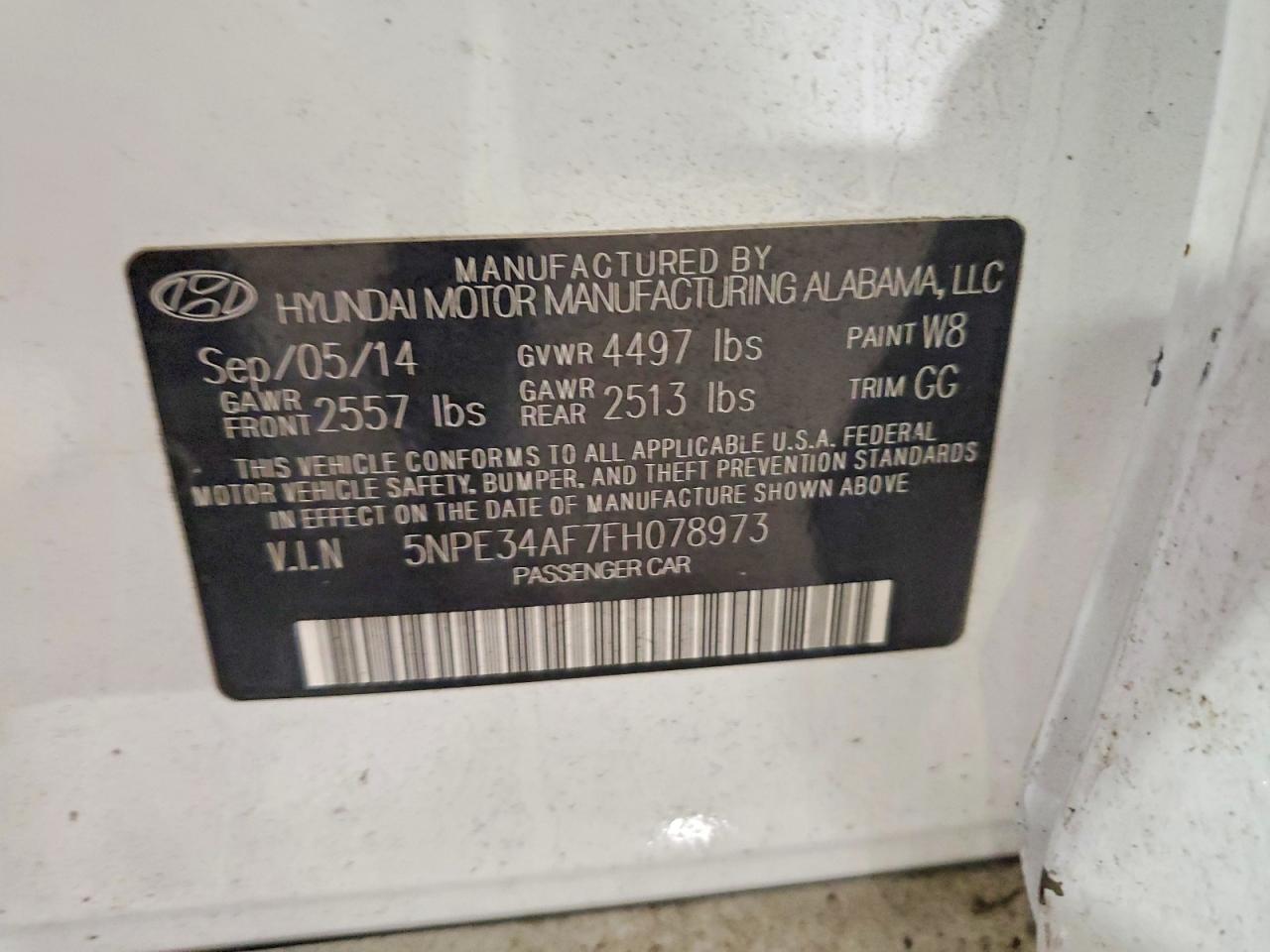 2015 Hyundai Sonata Sport