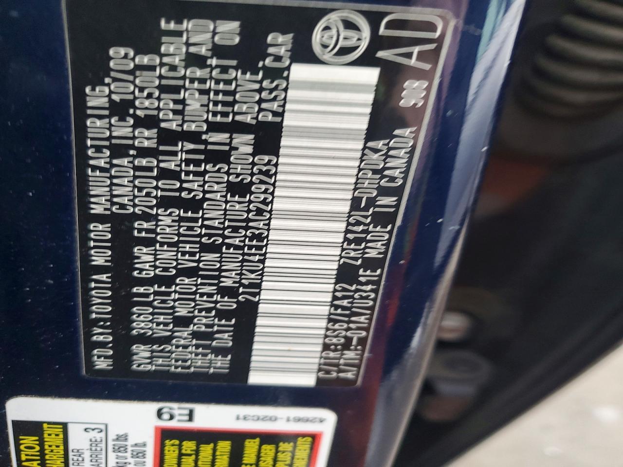 2010 Toyota Corolla Matrix