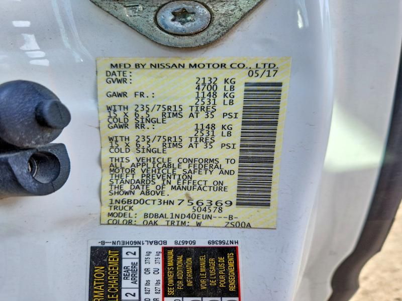 2017 Nissan Frontier s