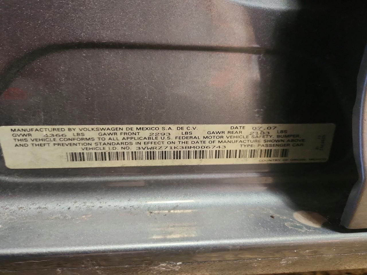 2008 Volkswagen Jetta se