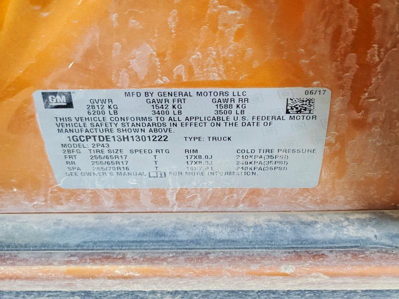 2017 Chevrolet Colorado Z71