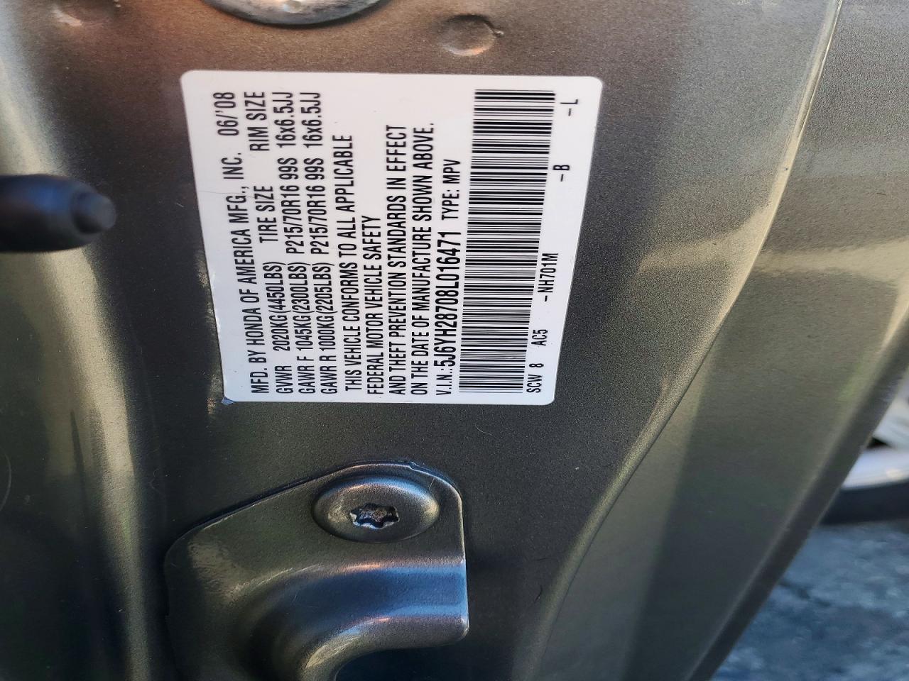 2008 Honda Element ex
