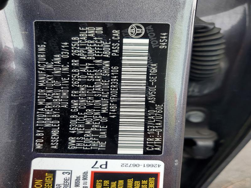 2014 Toyota Camry xle