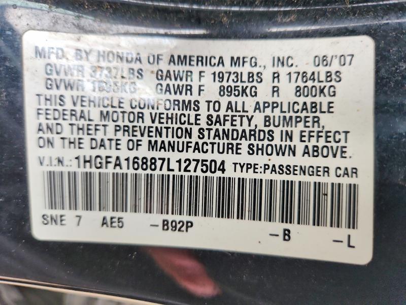 2007 Honda Civic ex