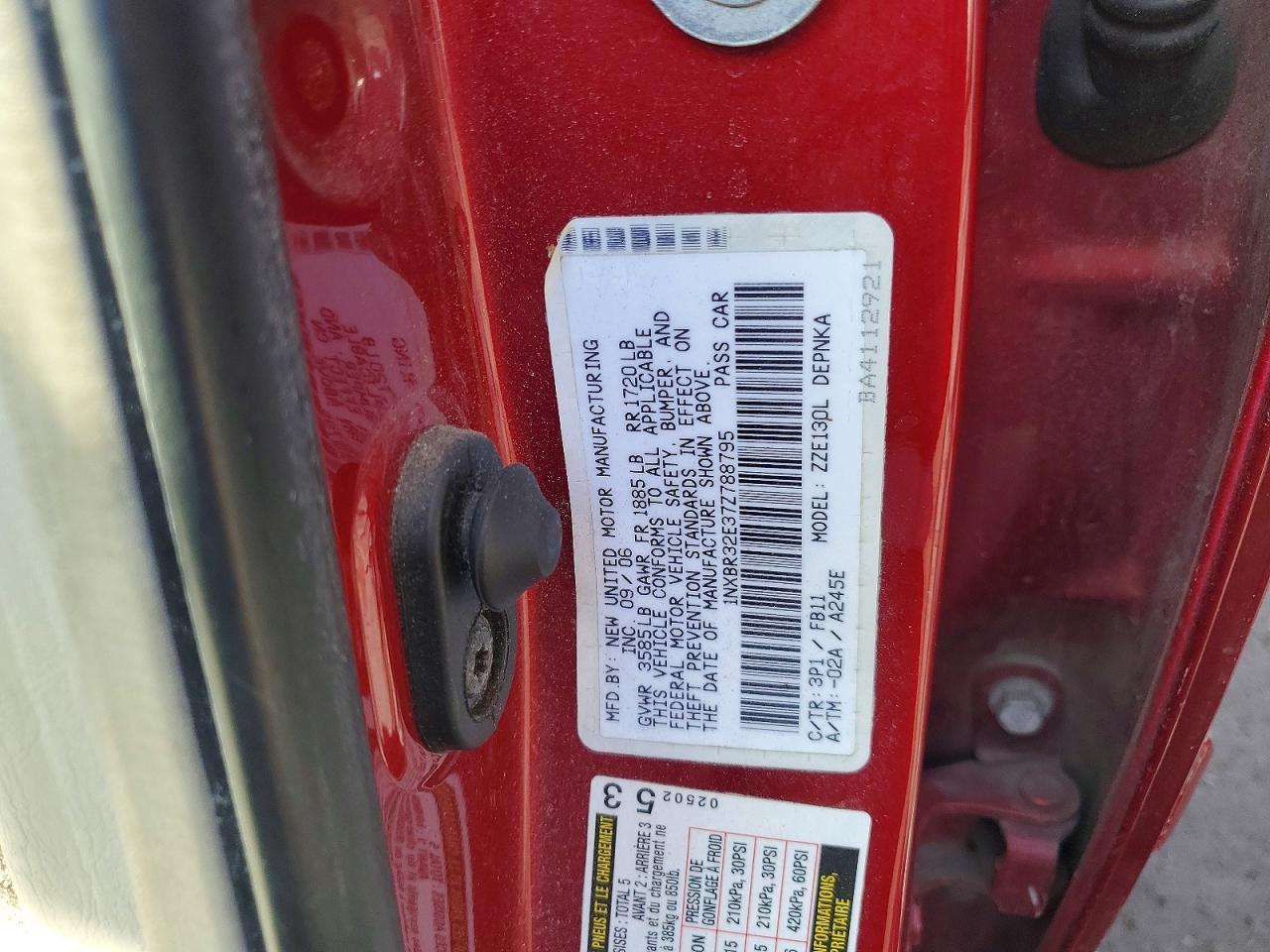 2007 Toyota Corolla ce