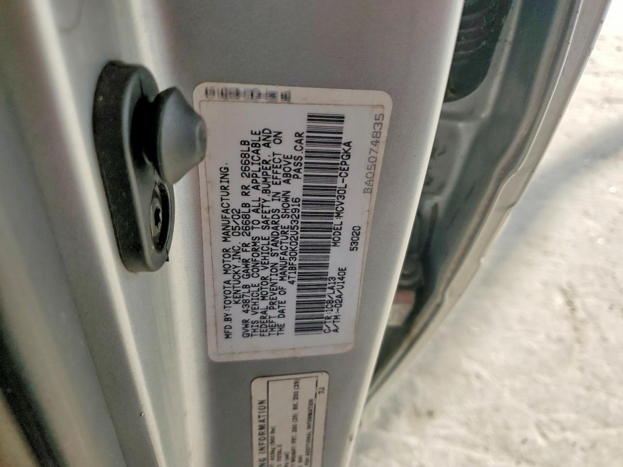 2002 Toyota Camry