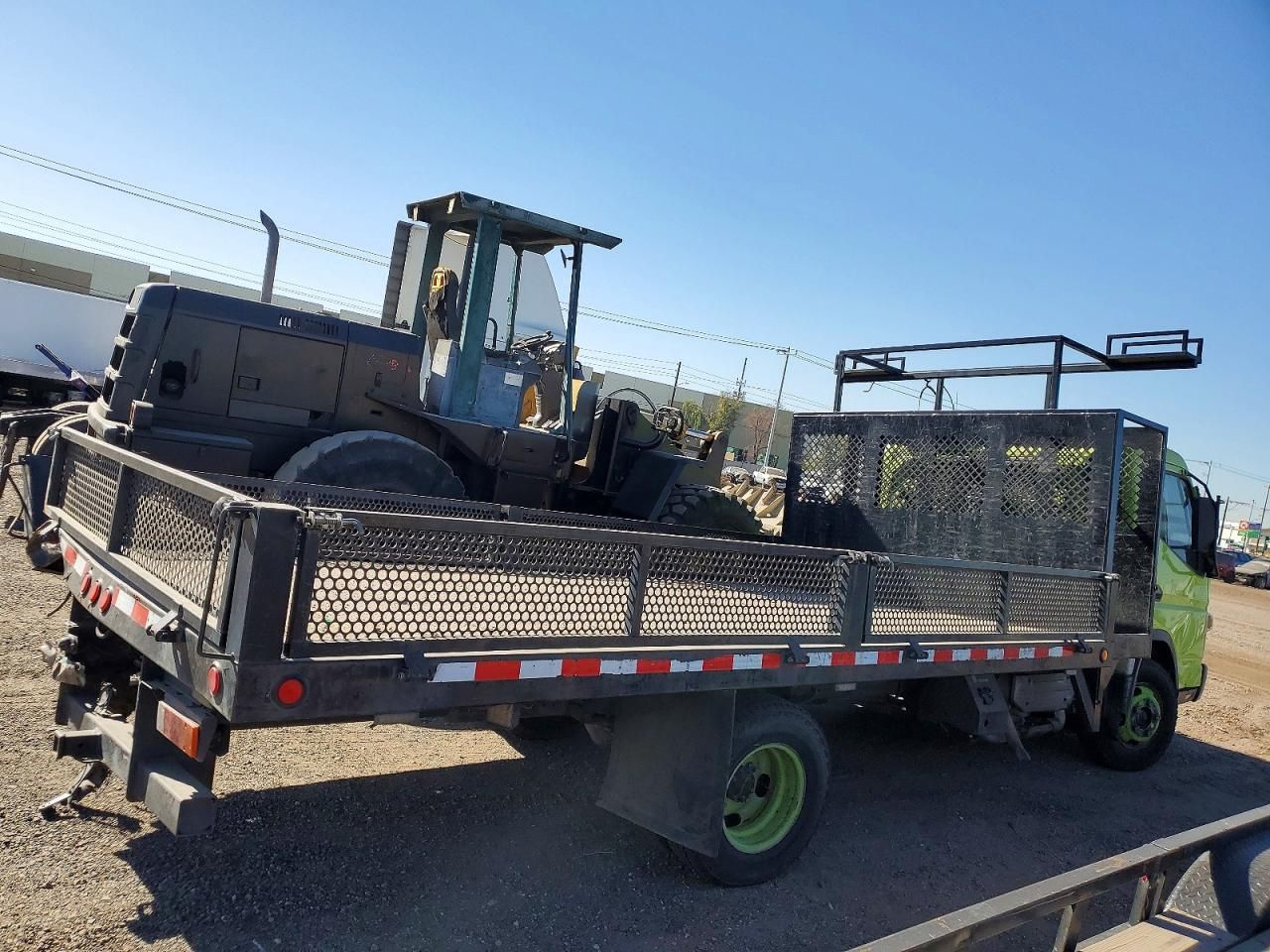 2017 Mitsubishi FE FEC52S Flatbed Truck