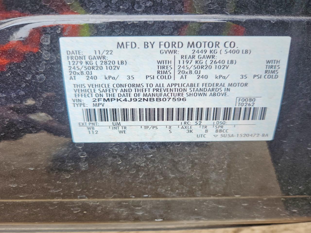 2022 Ford Edge sel