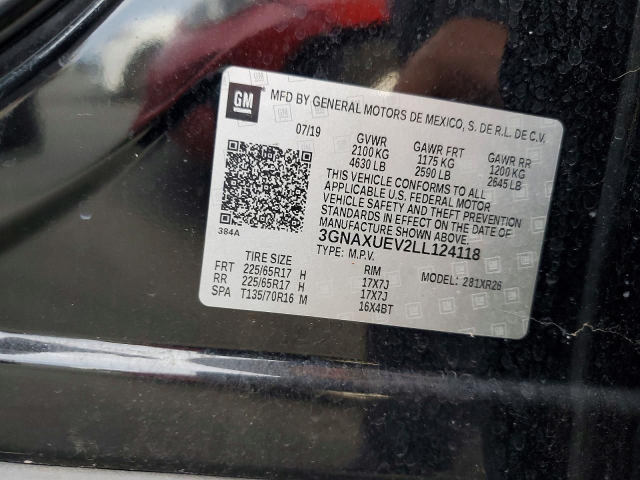 2020 Chevrolet Equinox lt