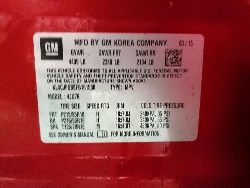 2015 Buick Encore Convenience