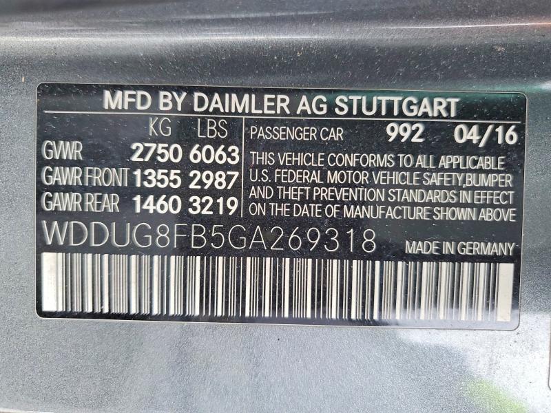 2016 Mercedes-Benz S 550 4matic