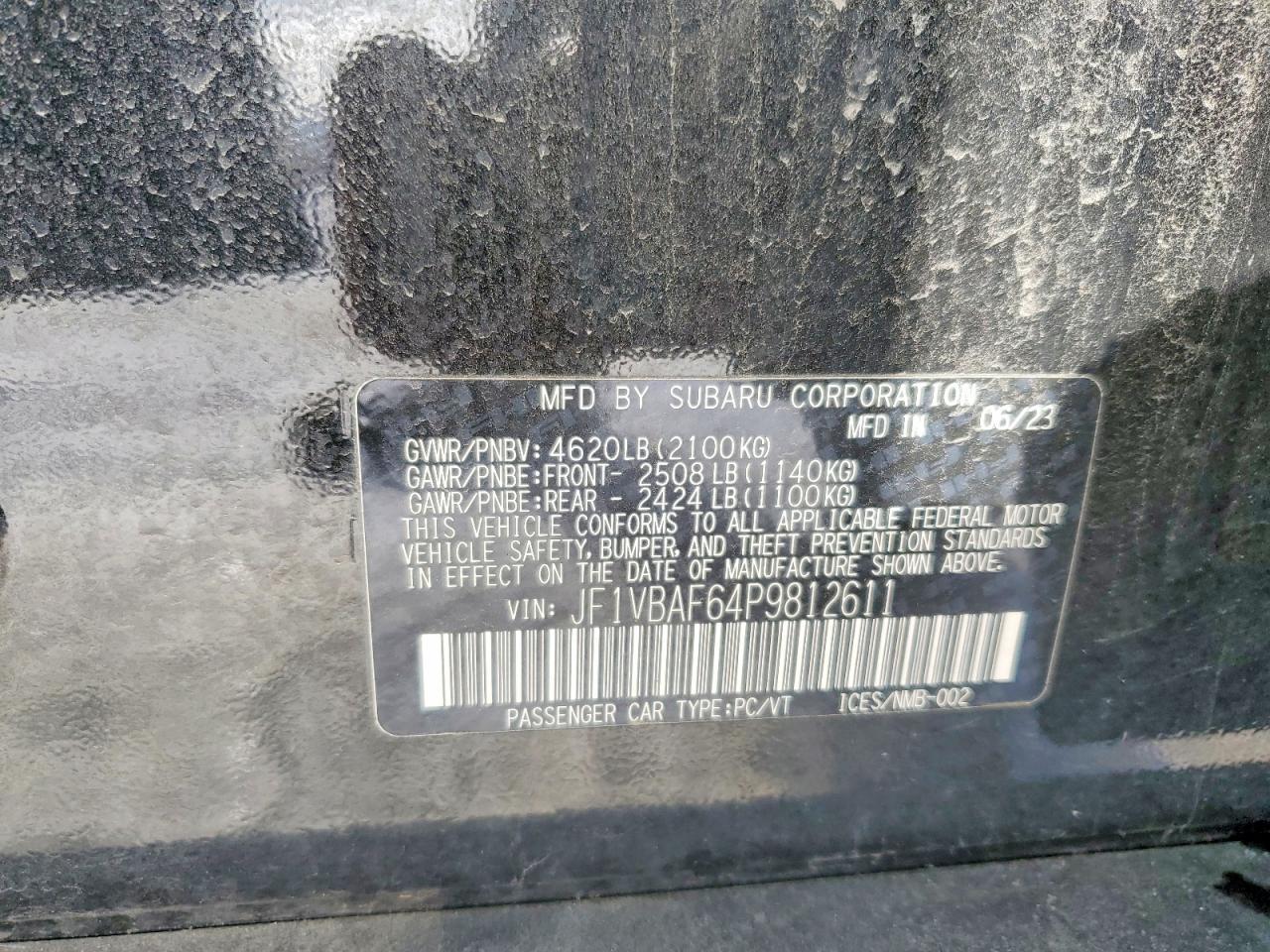 2023 Subaru Wrx Premium