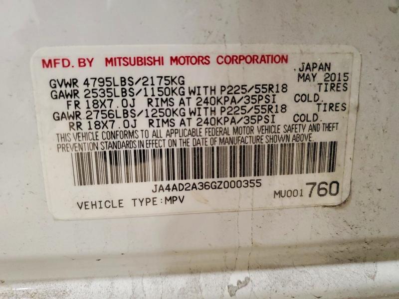 2016 Mitsubishi Outlander es