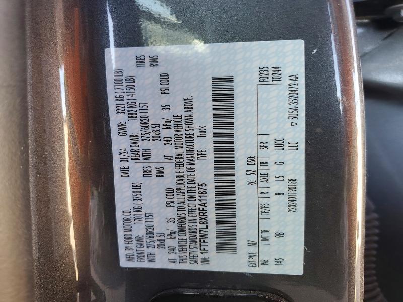 2024 Ford F150 Platinum