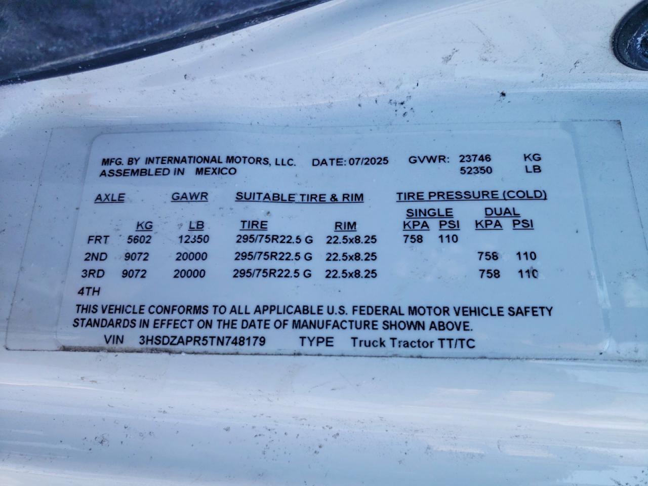 2026 International LT62F Semi Truck