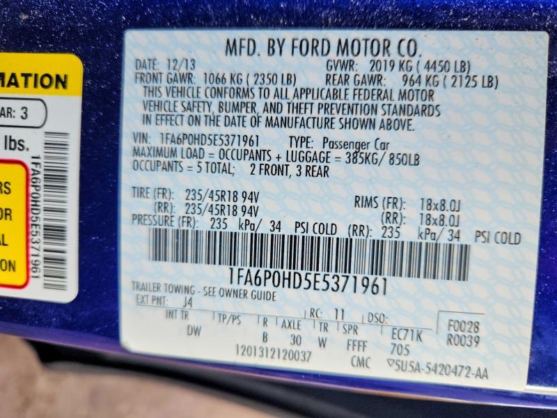 2014 Ford Fusion se