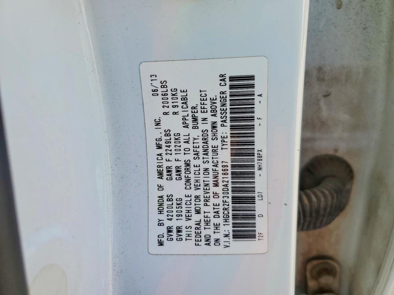 2013 Honda Accord lx