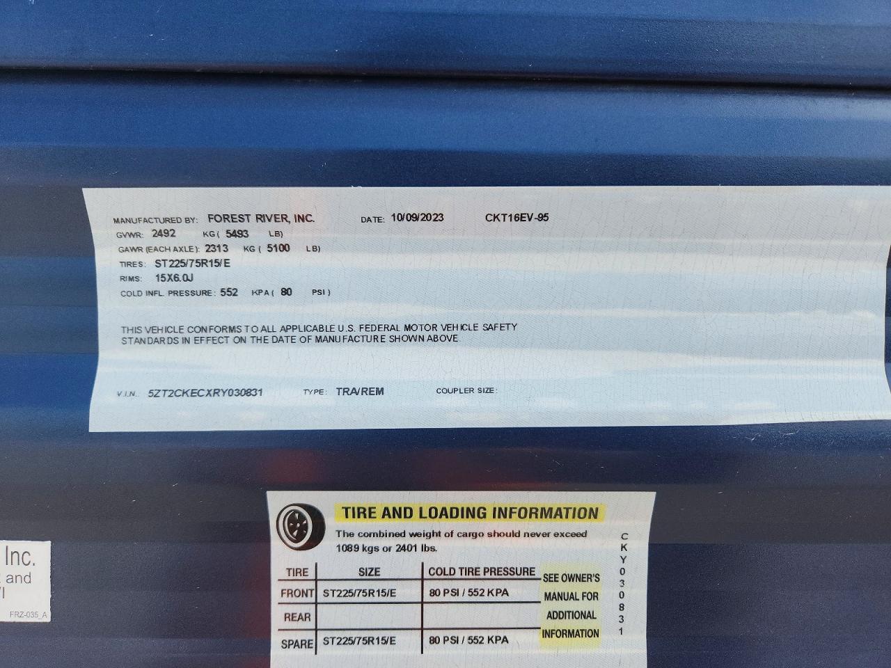 2024 Wildwood 2024 Forest River Wolf DEN Camper